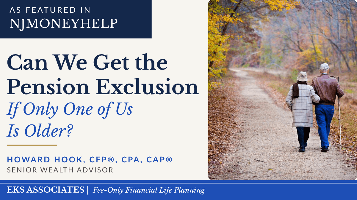 Can Married Couples Qualify for the NJ Pension Exclusion if Only One Spouse Is Older?